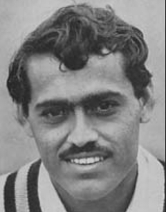 Portrait of B Chandrasekhasr (Photo Source: The Cricketer International)