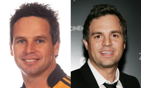 Cricketers and their Hollywood lookalikes