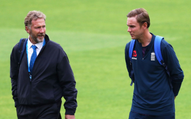 Chris Broad and Stuart Broad