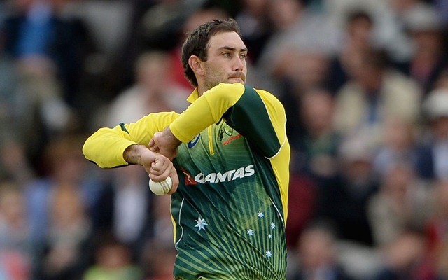 Glenn Maxwell bowling