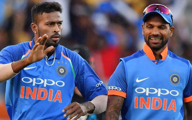 Hardik Pandya and Shikhar Dhawan