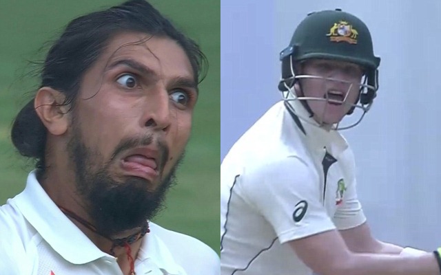 Ishant Sharma and Steve Smith