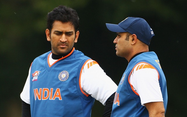 MS Dhoni and Virender Sehwag