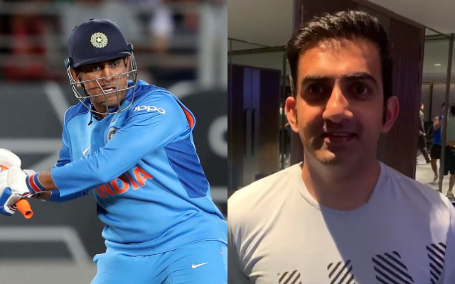 MS Dhoni and Gautam Gambhir