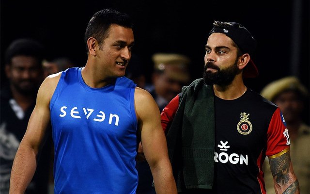 MS Dhoni and Virat Kohli