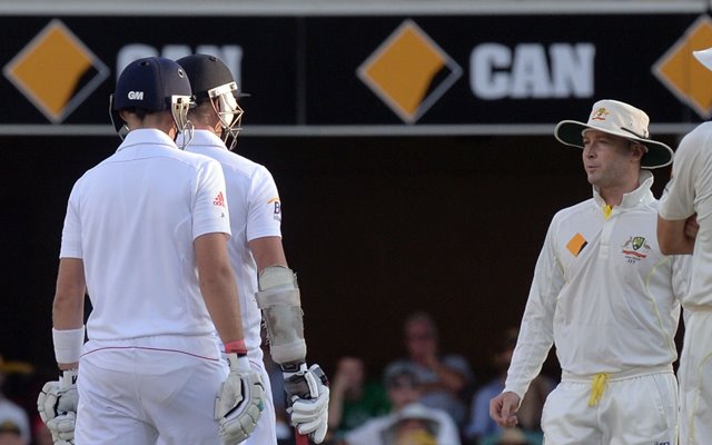 Michael Clarke and James Anderson