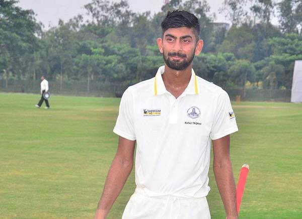 N Jagadeesan of Dindigul Dragons celebrates