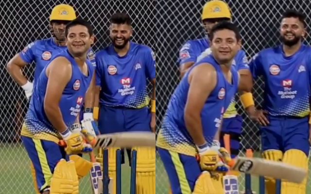 Piyush Chawla, MS Dhoni and Suresh Raina