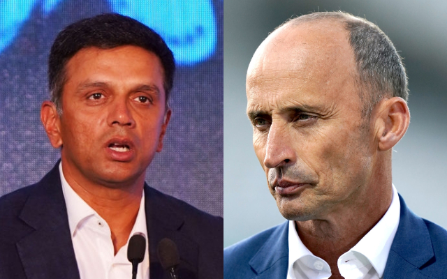 Rahul Dravid and Nasser Hussain