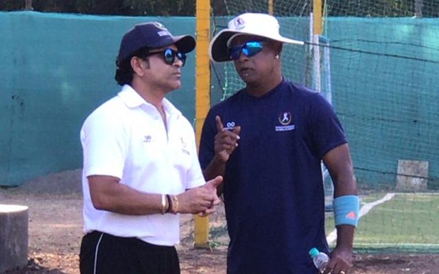 Sachin Tendulkar and Vinod Kambli