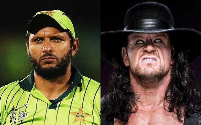 Shahid Afridi and The Undertaker