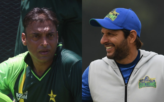 Shoaib Akhtar and Shahid Afridi