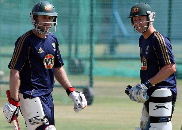 Simon Katich and Michael Clarke