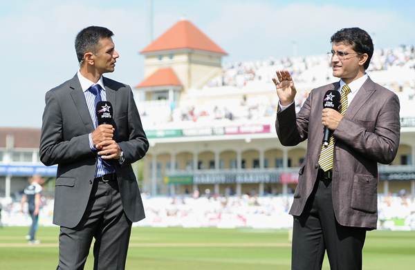 Sourav Ganguly and Rahul Dravid