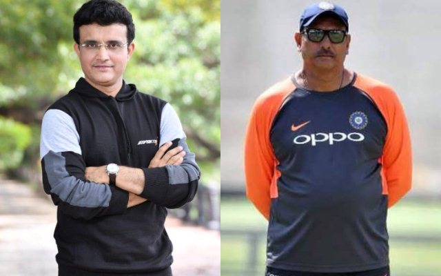 Sourav Ganguly and Ravi Shastri