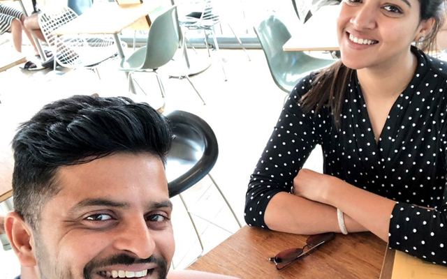 Suresh Raina and his wife