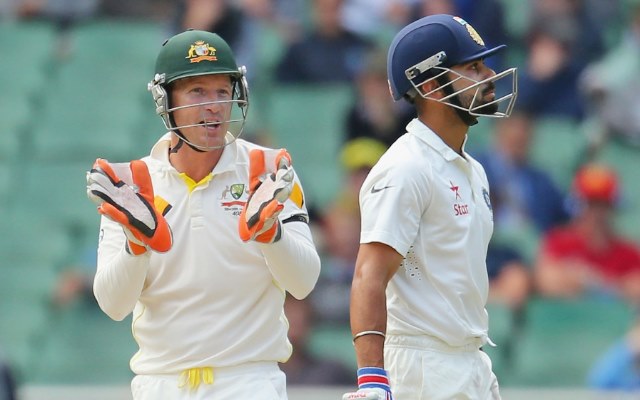 Virat Kohli and Brad Haddin