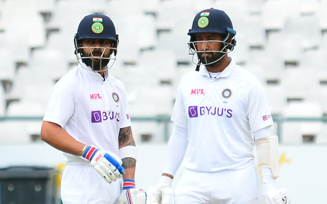 Virat Kohli and Cheteshwar Pujara