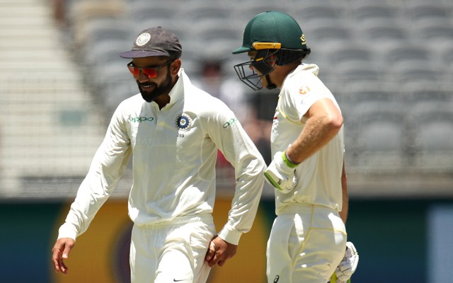 Virat Kohli and Tim Paine