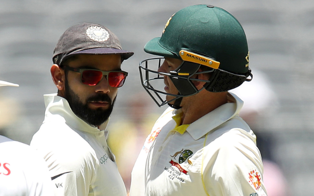 Virat Kohli and Tim Paine