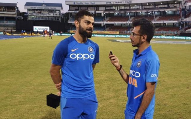 Virat Kohli and Yuzvendra Chahal