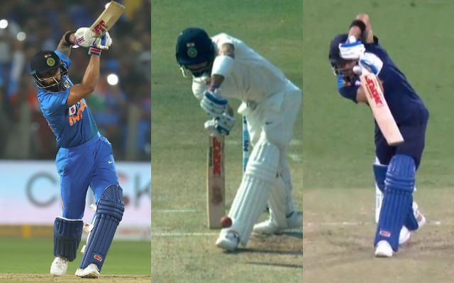 Virat Kohli's straight drives