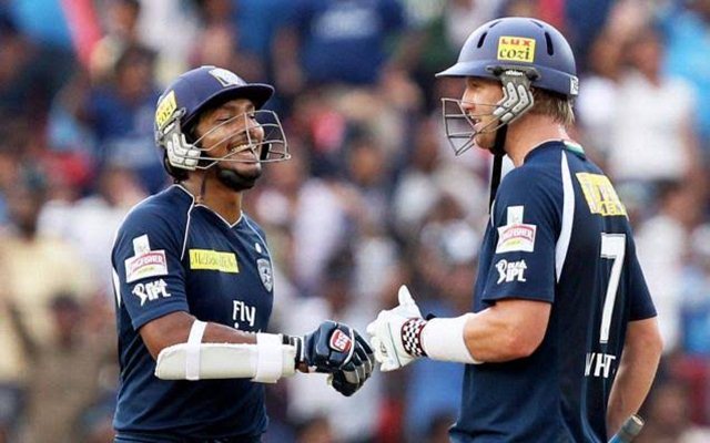 kumar sangakkara and Cameron White